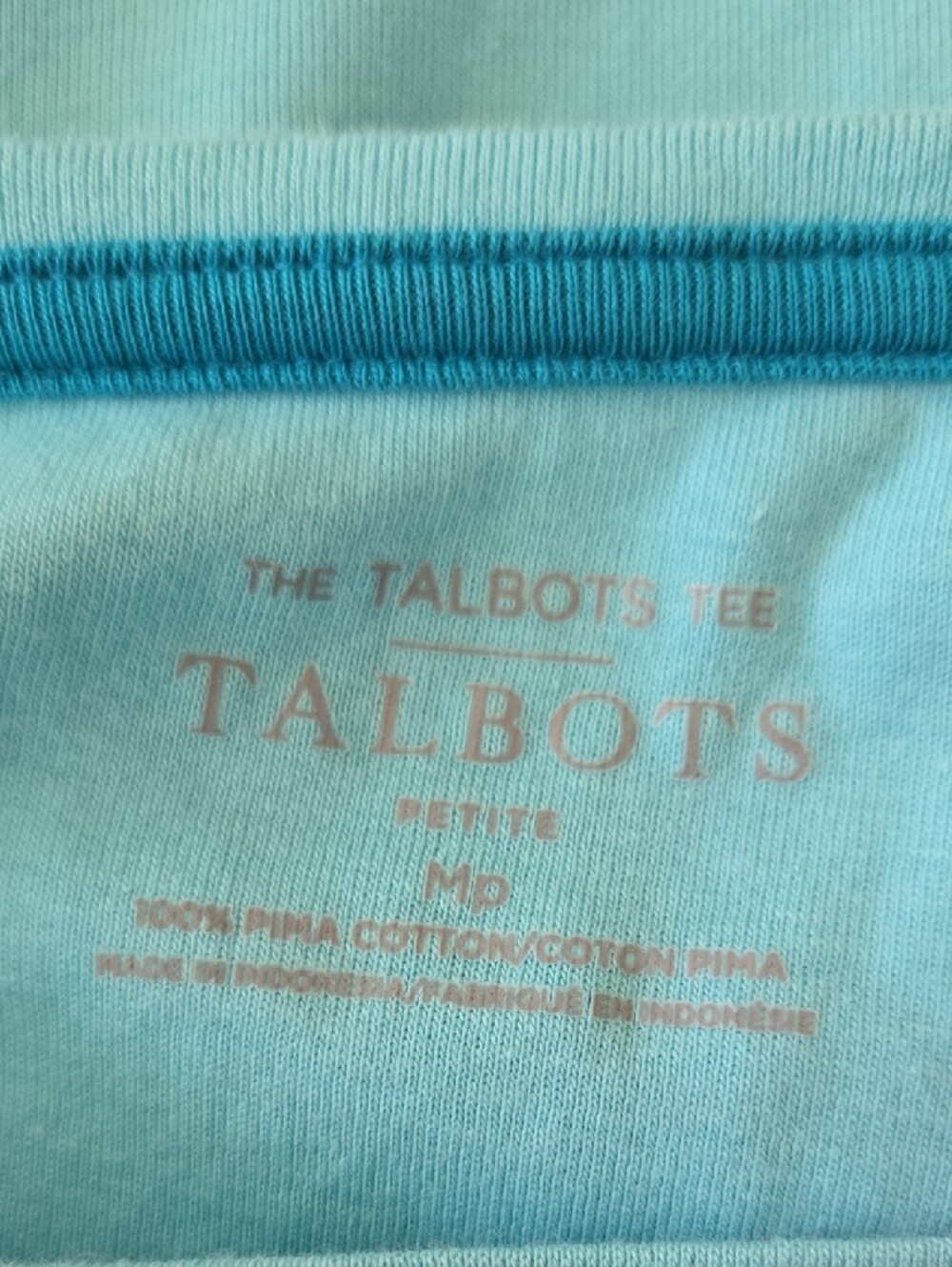Talbots Turquoise Tank - Picture 4 of 4